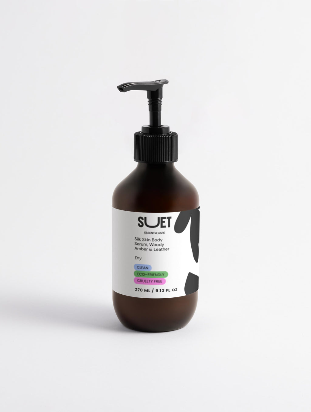 27 Silk Skin Body Serum, Ámbar amaderado y cuero